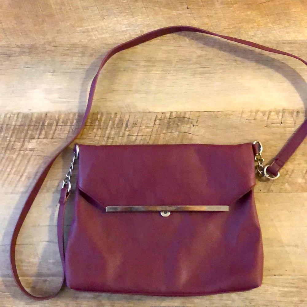 SOLD!!! Burgundy/plum Crossbody Nine West Bag